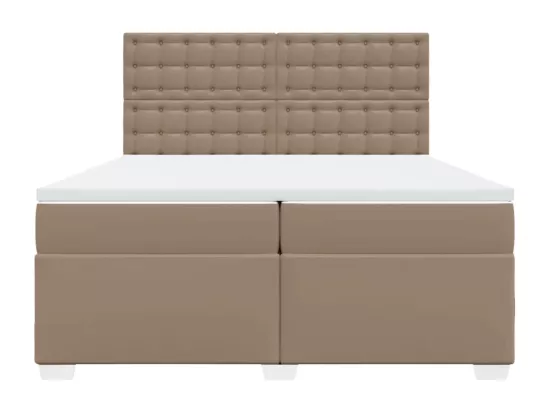 Sommier tapissier avec matelas Cappuccino 200x200 cm