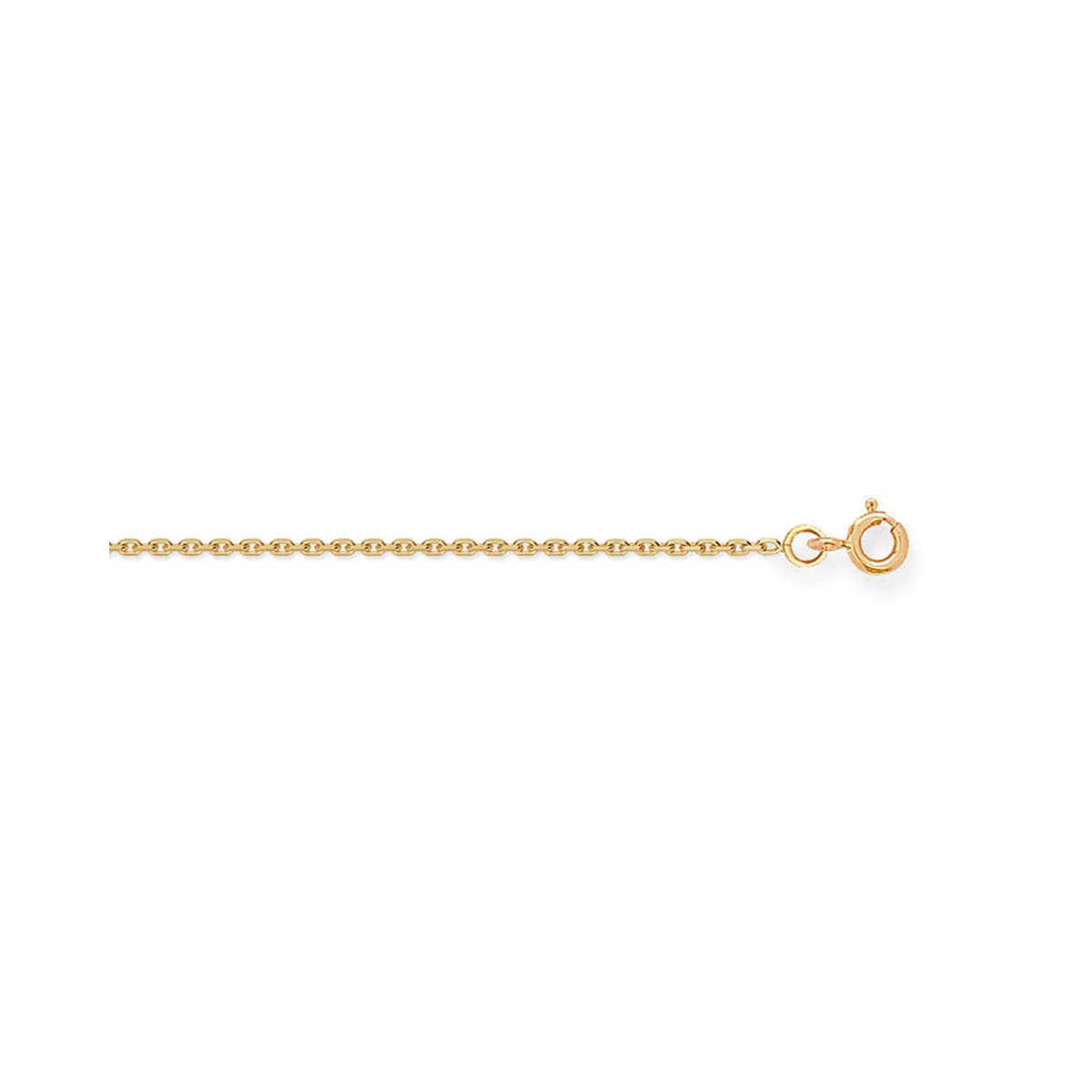 Chaine Brillaxis maille forçat or jaune 18 carats