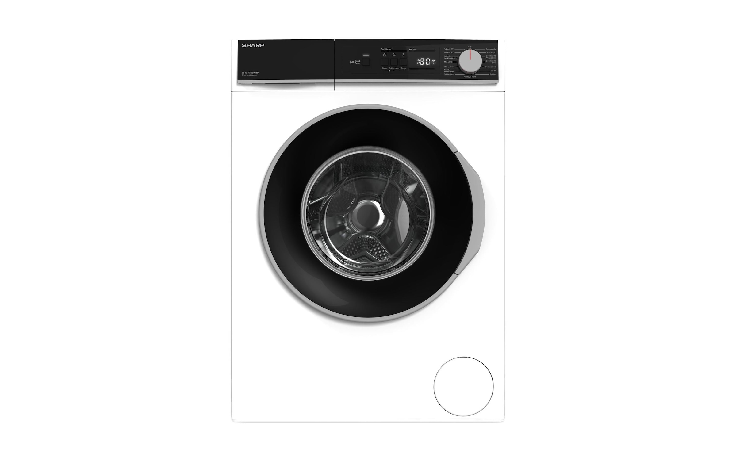 Sharp Waschmaschine »ES-NFA714BW1NA-CH Links« 1400 U/min