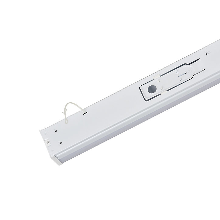 Réglette lumineuse Hovell LED intégrée blanc neutre IP20 2160lm 18W L.60xl.6,8cm blanc GoodHome