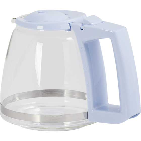 Glaskanne für Single 5 Filterkaffeemaschine Blau