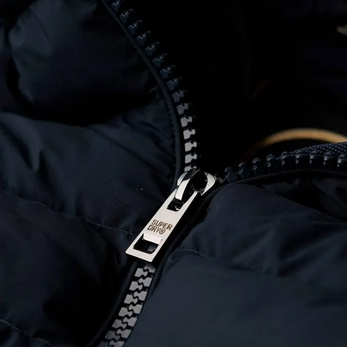 Superdry Fuji Faux Fur Hooded Longline Winterjas Dames
