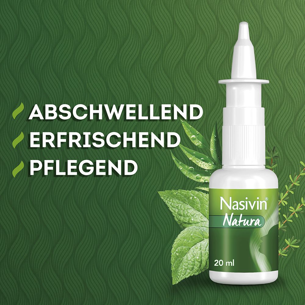Nasivin® Natura Nasenspray, abschwellendes Nasenspray
