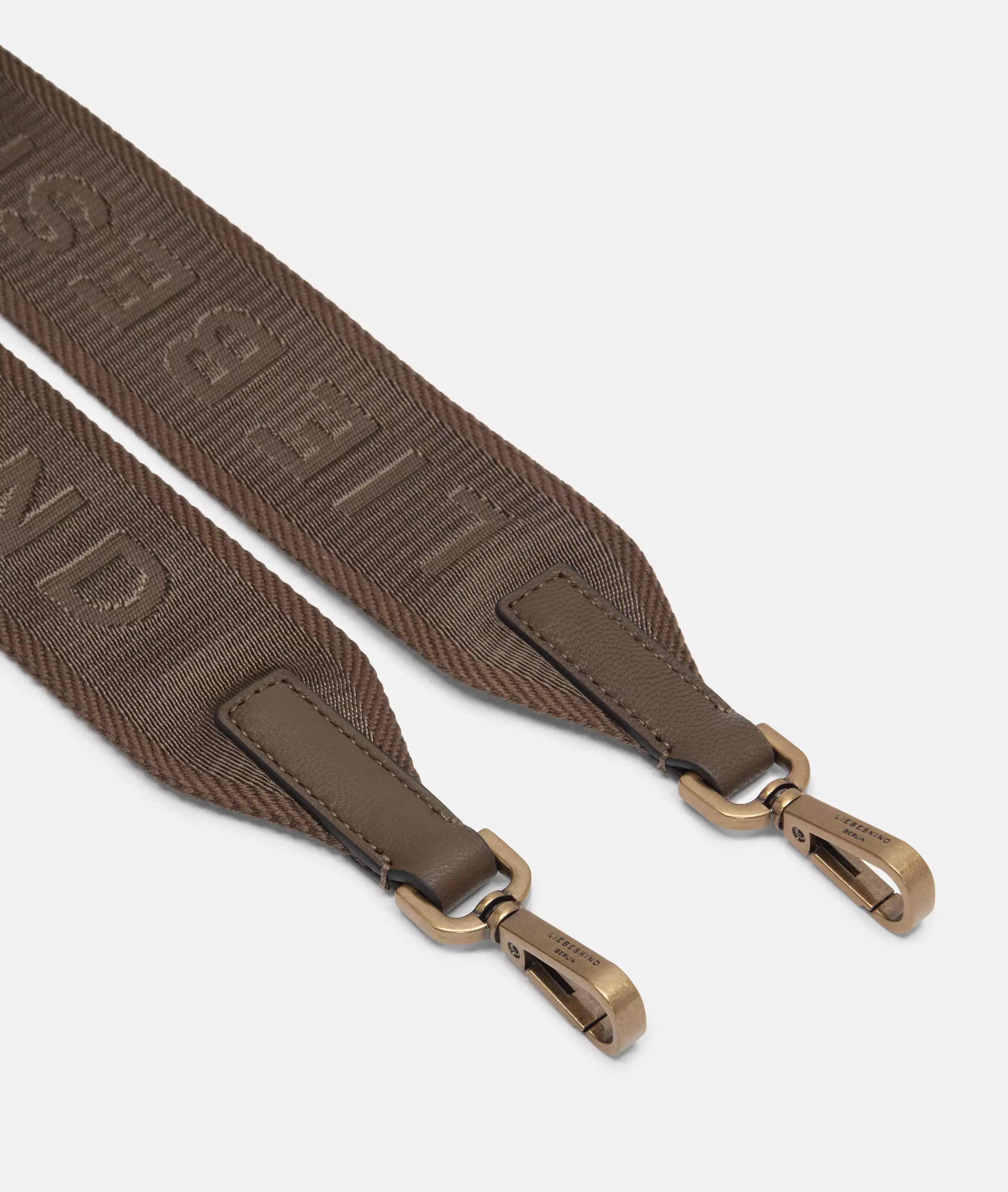 Shoulder strap with logo Long shoulder strap with logo lettering