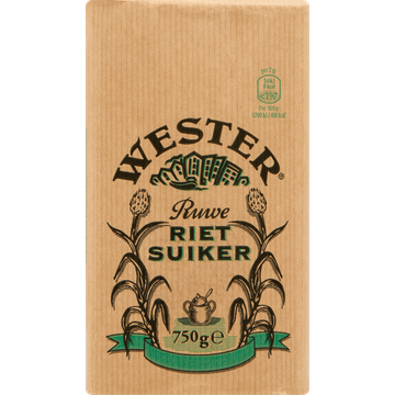 Wester Ruwe Rietsuiker 750 g