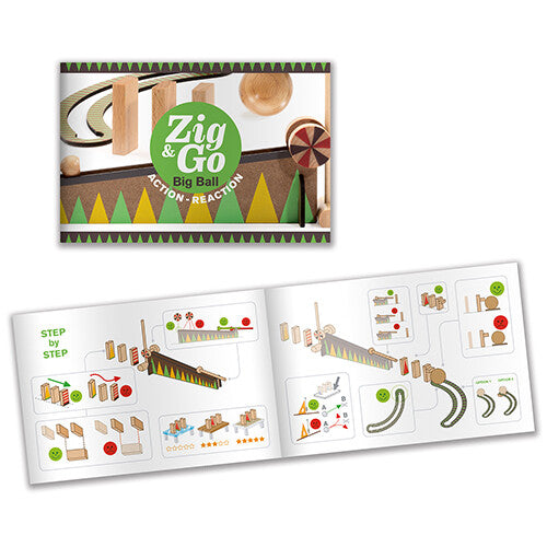 Djeco kettingreactiespel zig & go - 27st