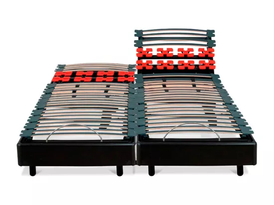 BELLECOUR LITERIE | Jeu de 2 sommiers électriques BODYSOFT 140x190 cm | Lattes & Plots