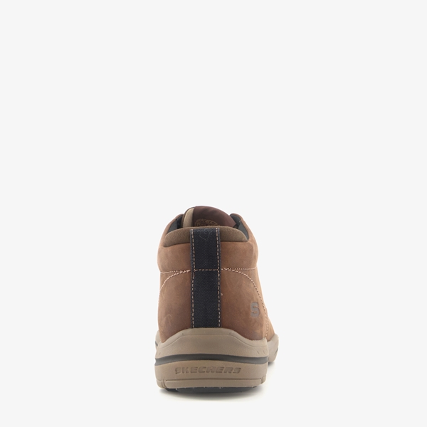 Skechers Harper - Melden leren heren veterboots