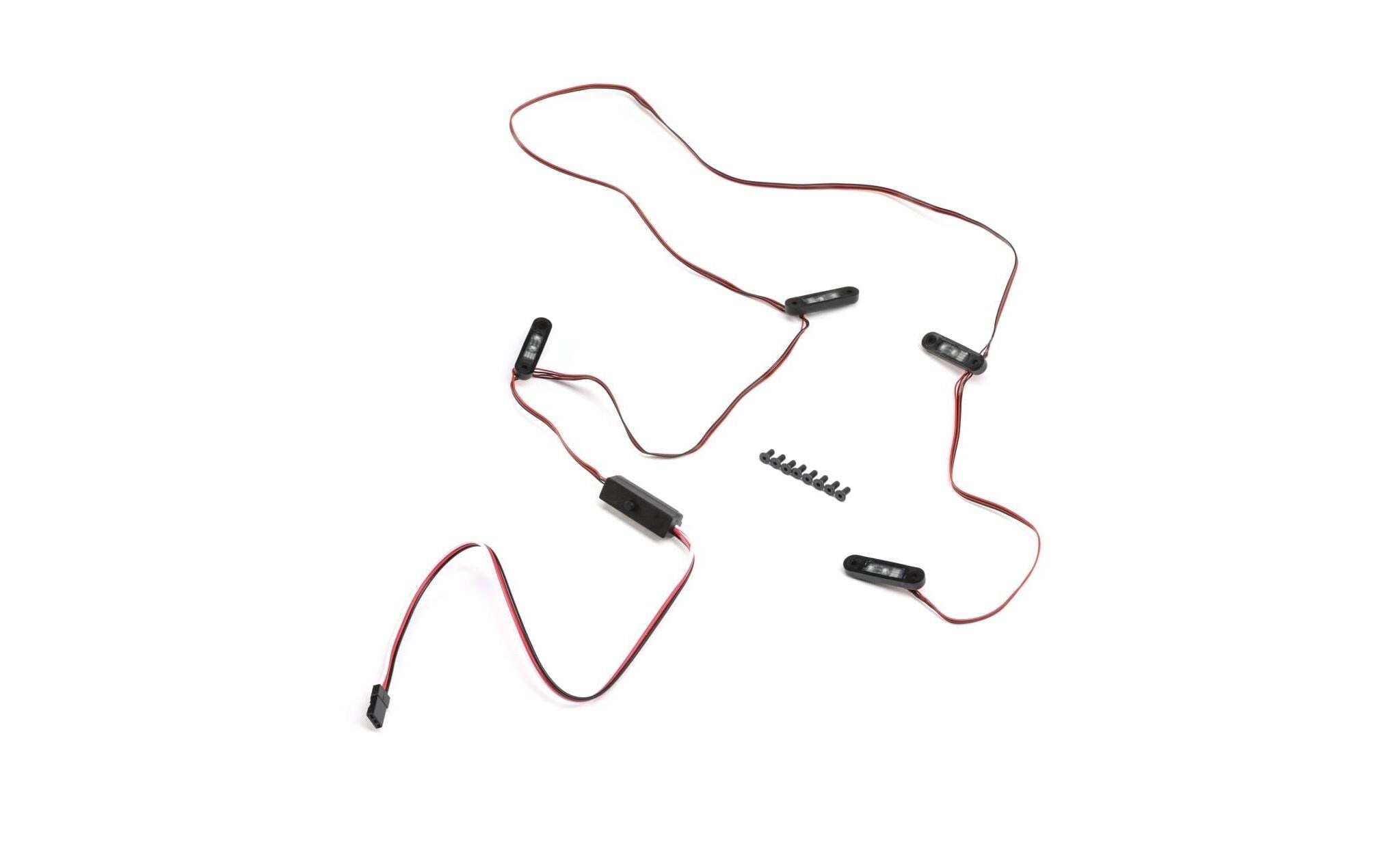 Modellbau-Beleuchtung Rock Lights SCX10 III RubiconRadkastenbeleuchtung
