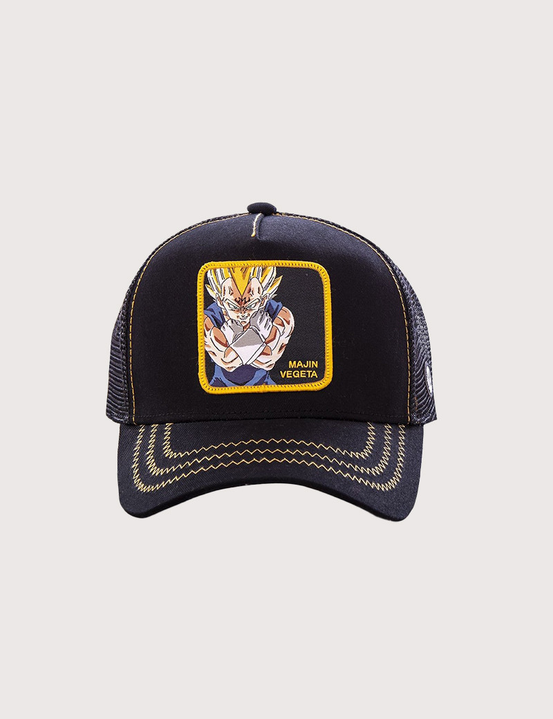 CAPSLAB CASQUETTE TRUCKER MAJIN VEGETA NOIRE