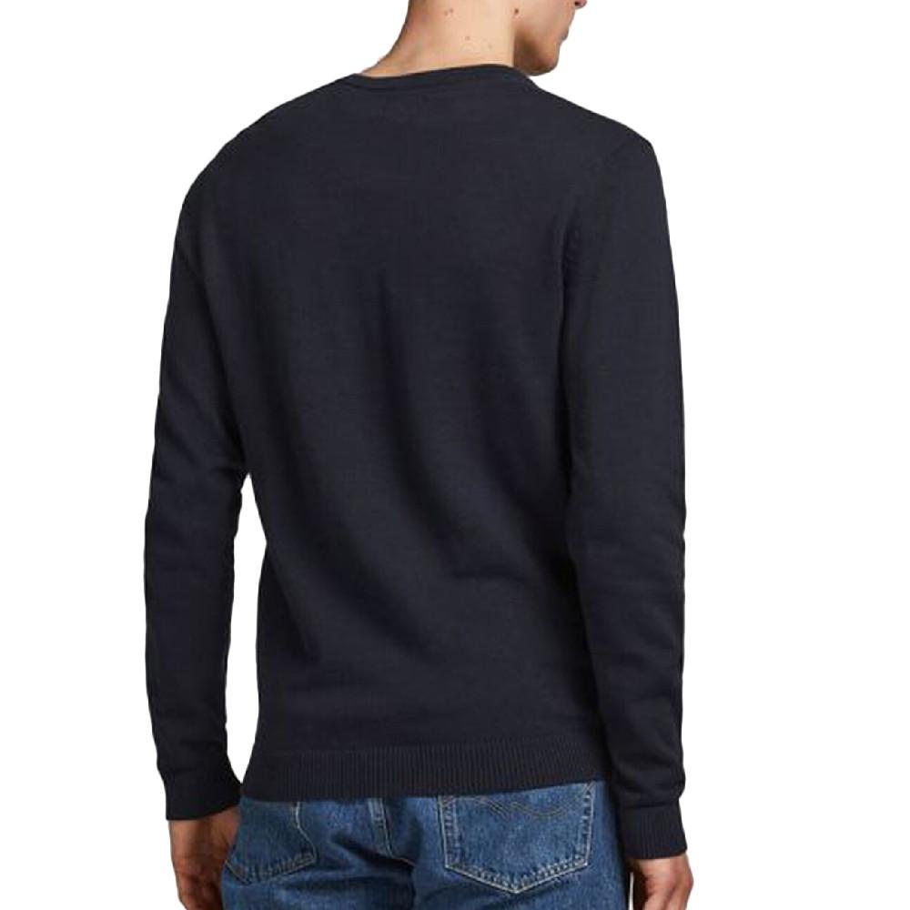 Jack & Jones Pull Marine Homme Jack & Jones Basic Knit