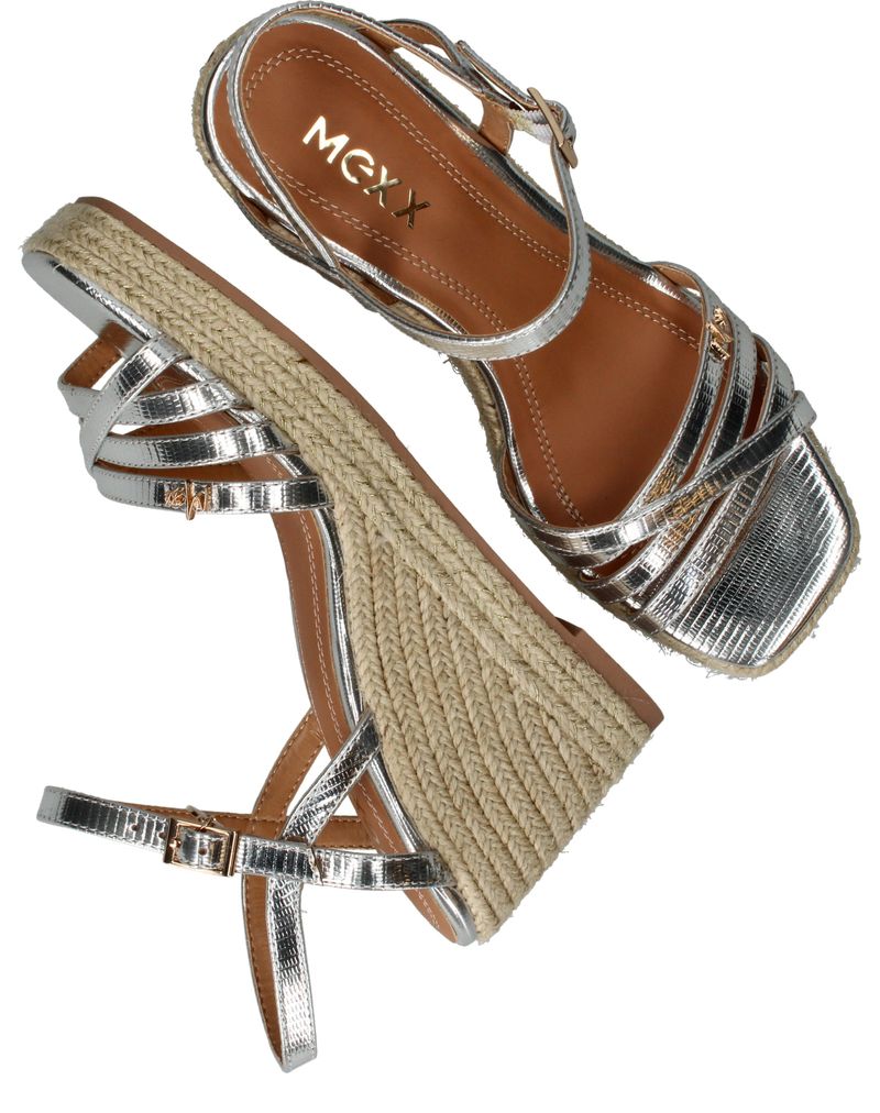 Mexx Noemi Sleehakken Zilver Dames