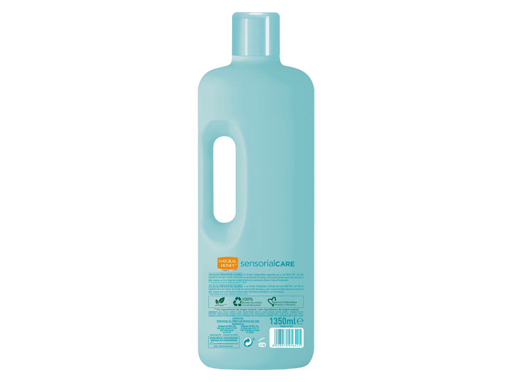 GEL BANHO NATURAL HONEY FRESCURA COLÓNIA 1350 ML