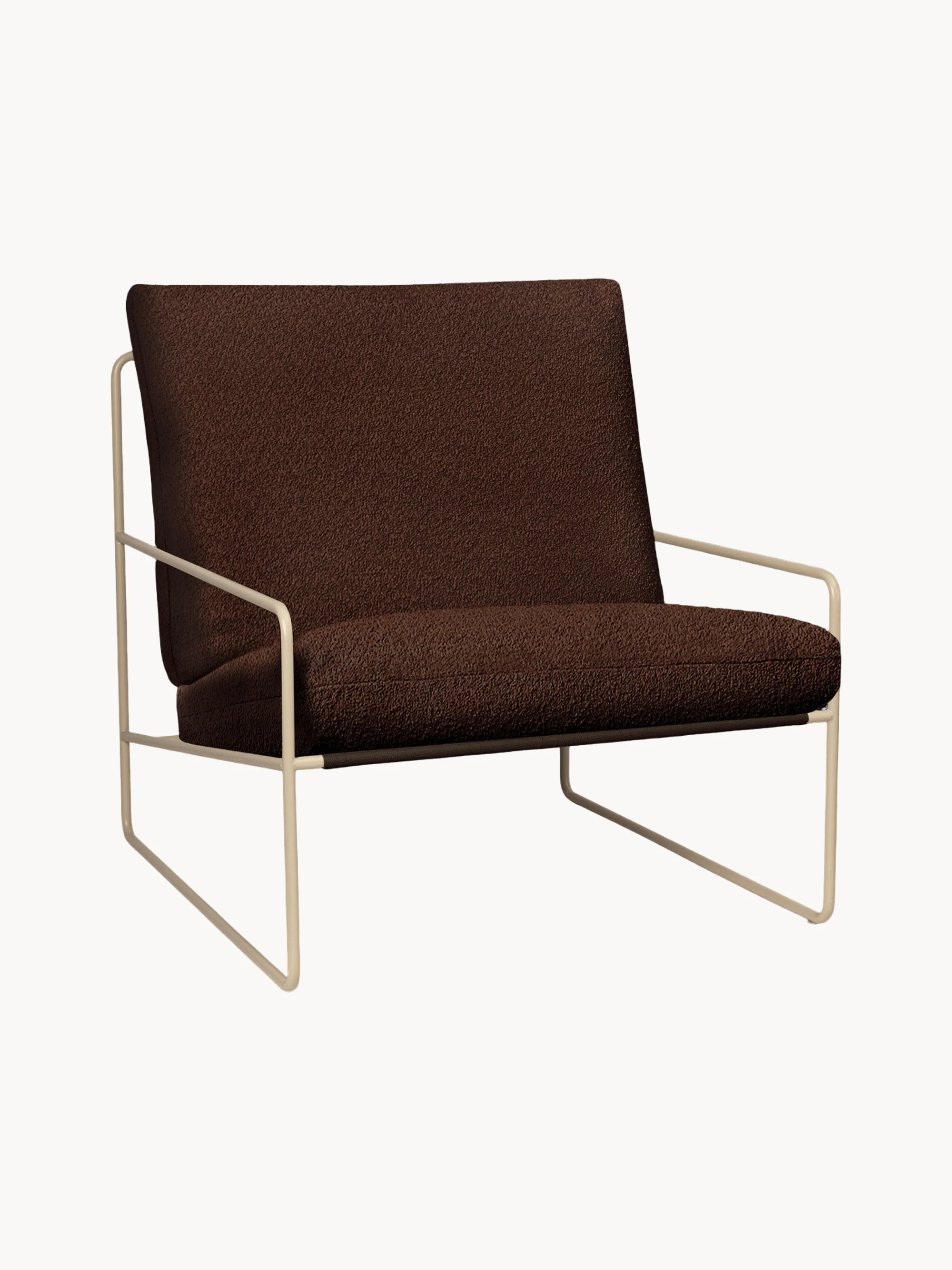 Bouclé tuin loungefauteuil Desert