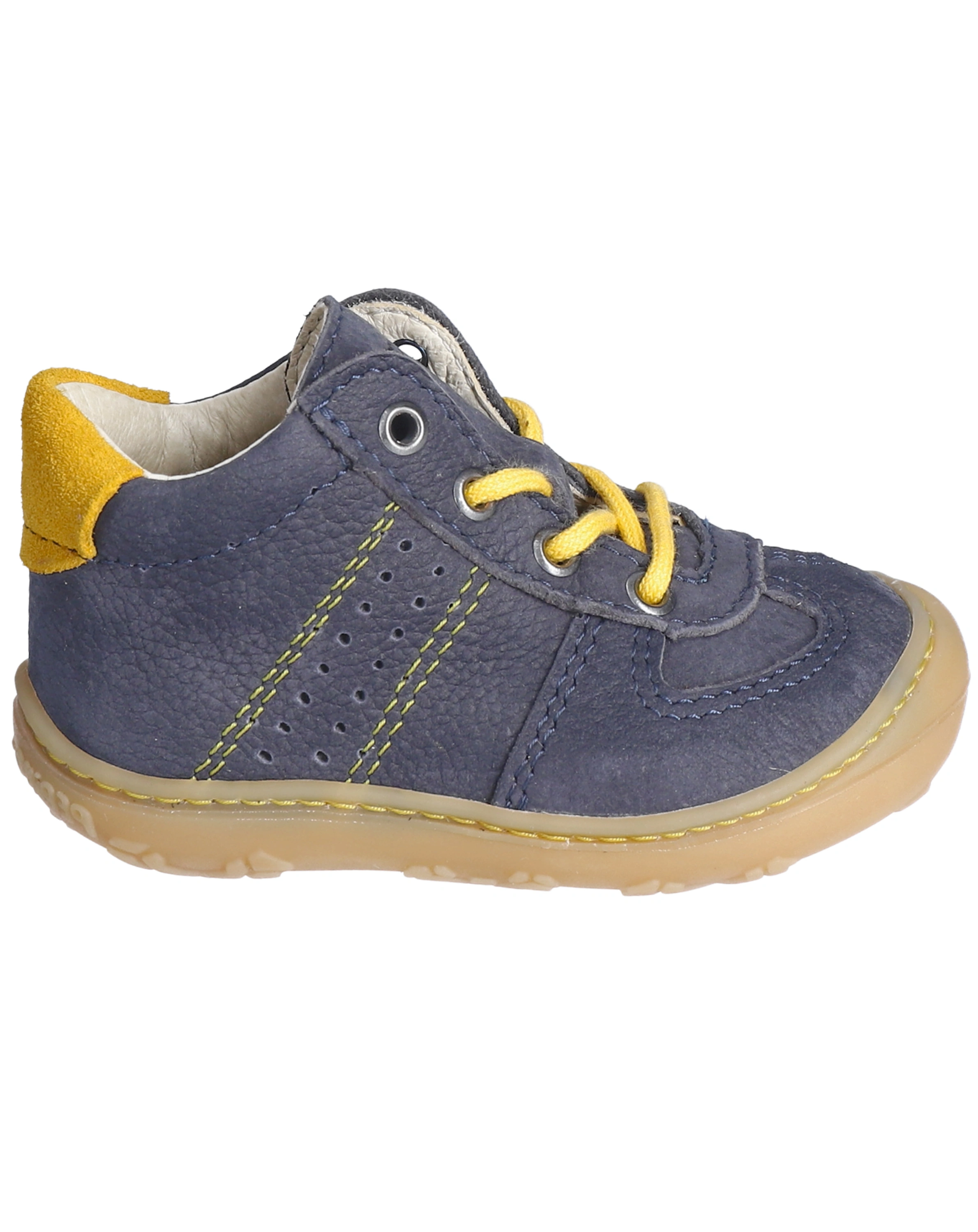 Schnür-Lauflernschuhe SAMI in see/zitrone