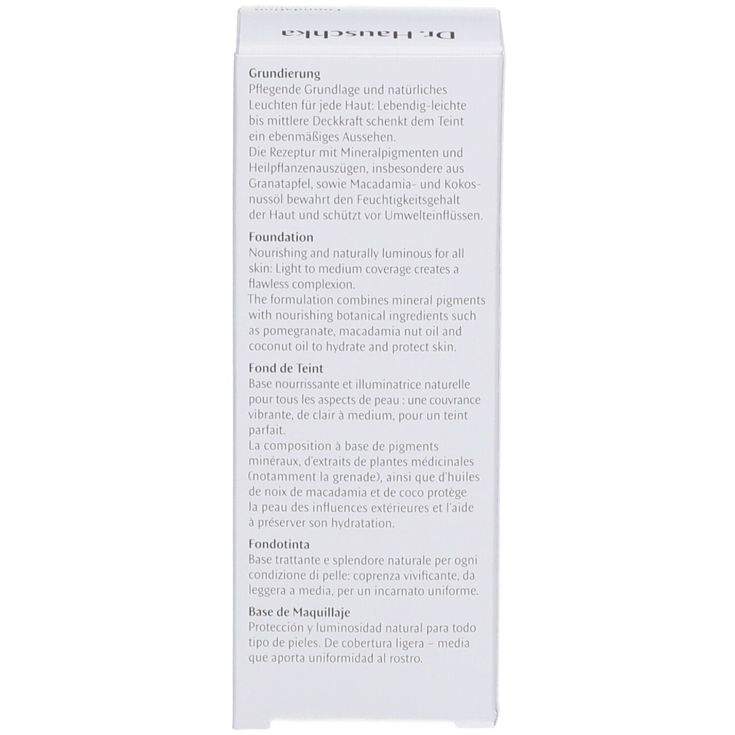 Dr. Hauschka Foundation 001 Cajou