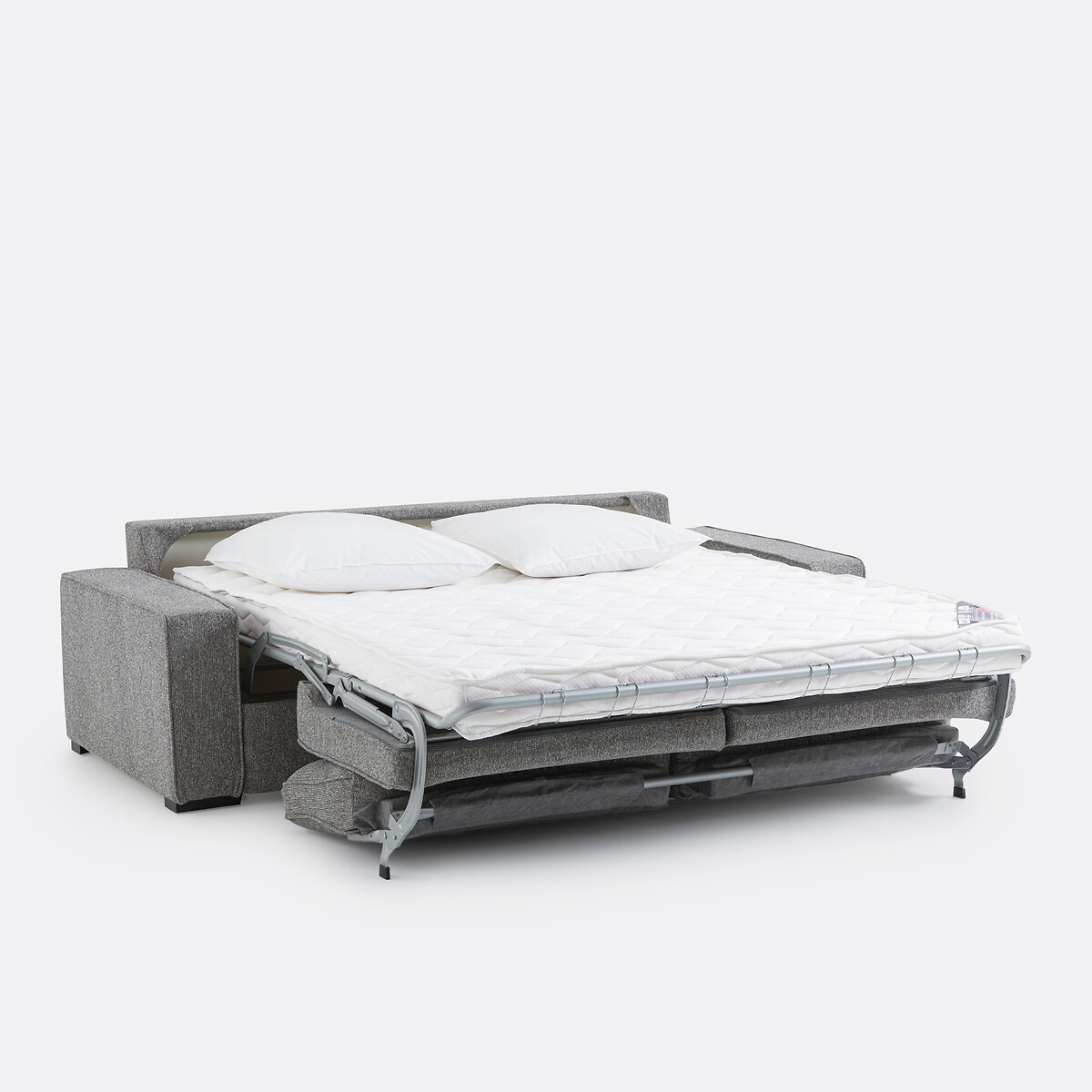 LA REDOUTE INTERIEURS<br>Banco cama em tecido getextureearth, mousse, Cécilia