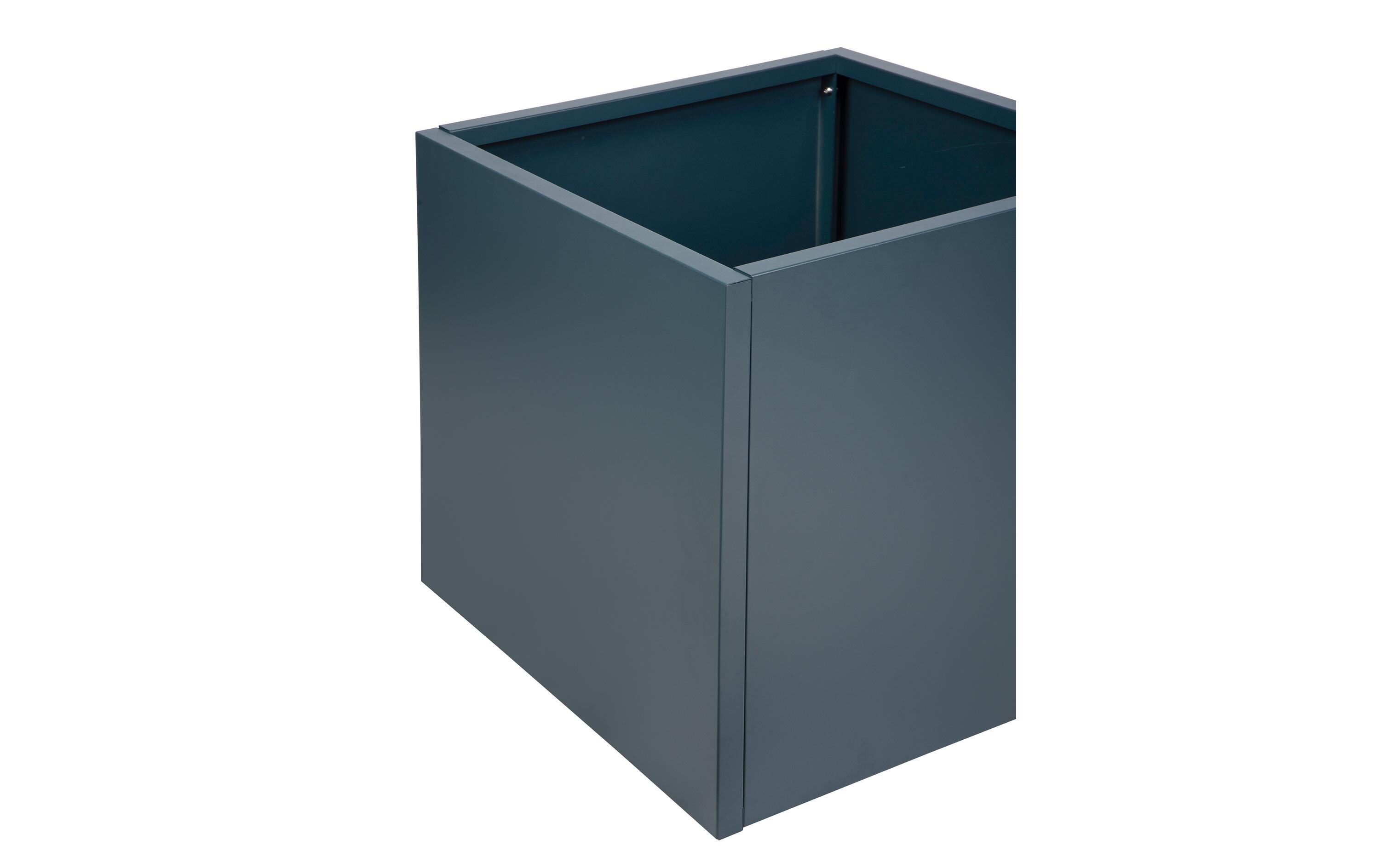 Pflanzentopf Metal Planter Cube, Anthrazit<br>Pflanzengefäss