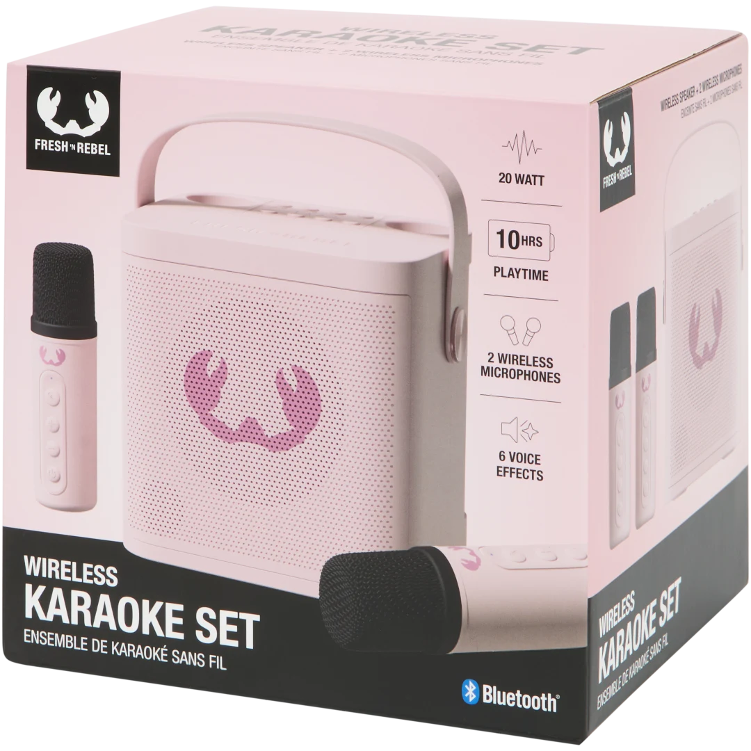 Fresh ’n Rebel karaokeset 4-delig | 20 watt | diverse kleuren