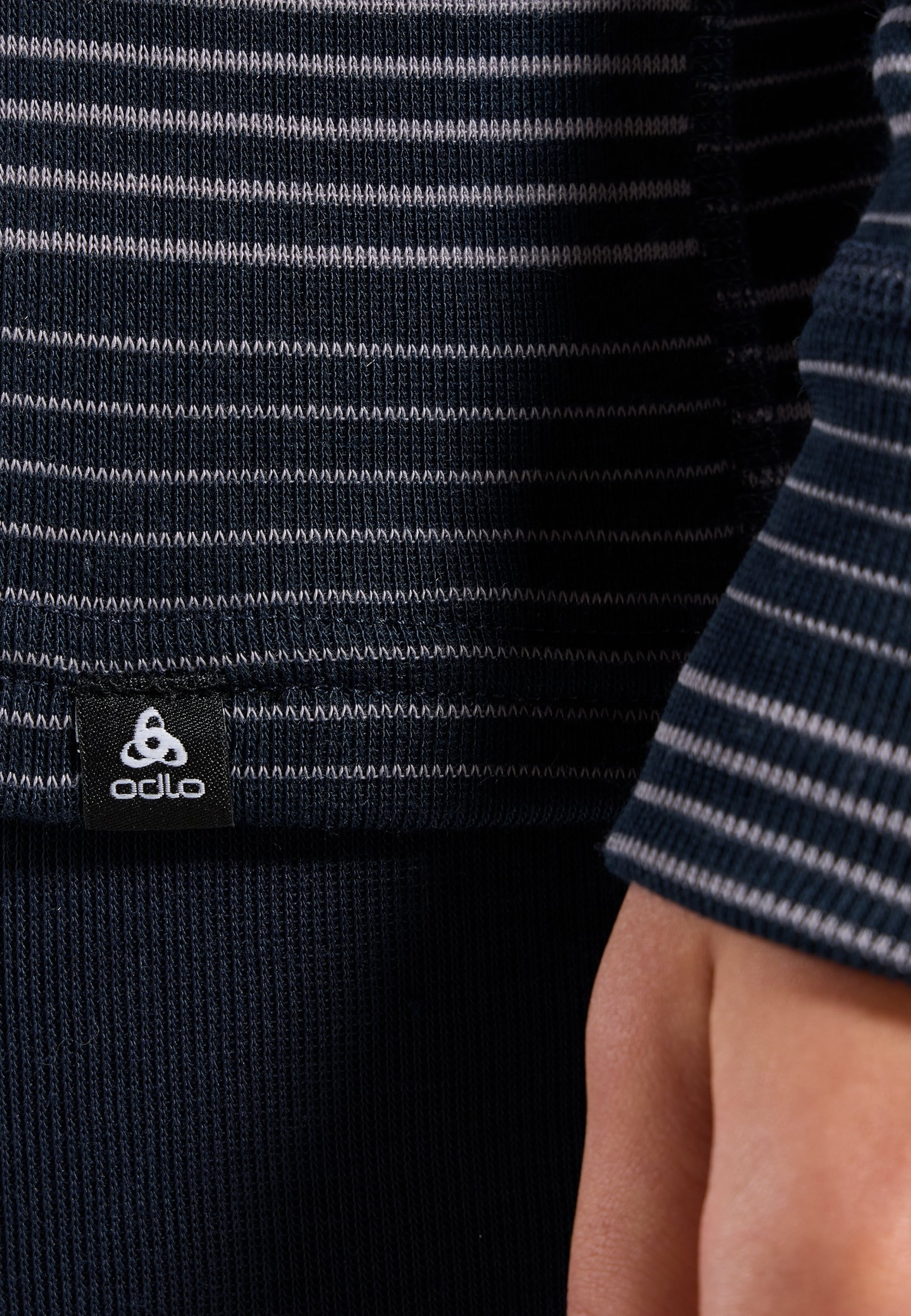 Active Warm Base layer Set in dark sapphire - gray ridge