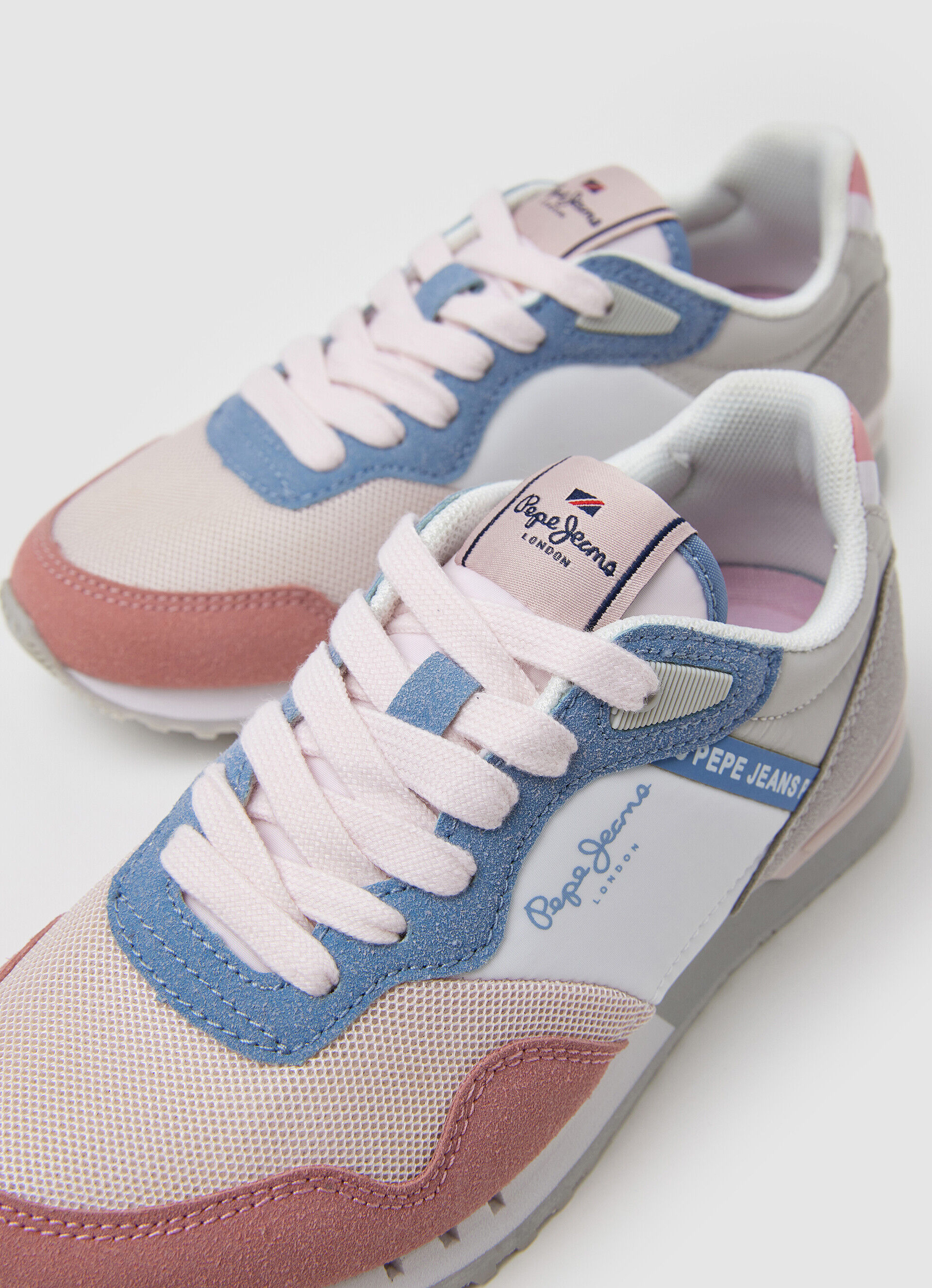 Tênis de corrida básico London - rosa lavado