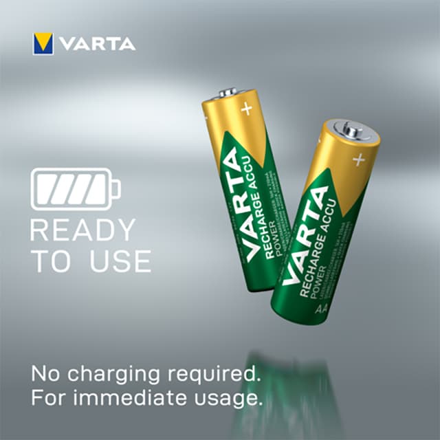 Varta Power 2600mAh AA-batterier (4-pak)