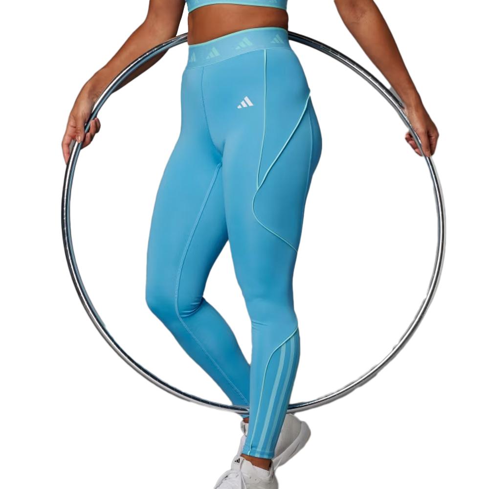 Adidas Legging Turquoise Femme Adidas Hyglm
