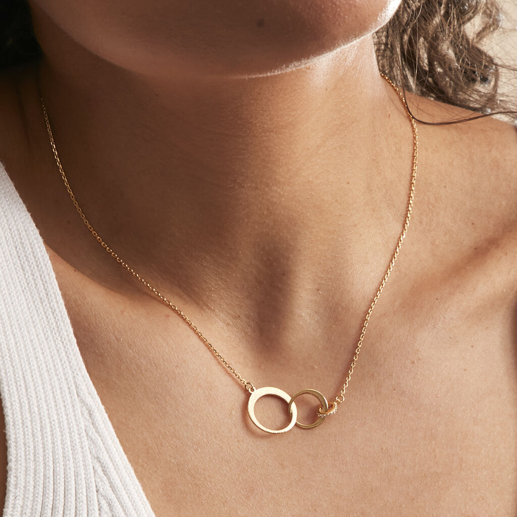 Collier Jenni Plaqué Or Jaune Oxyde De Zirconium