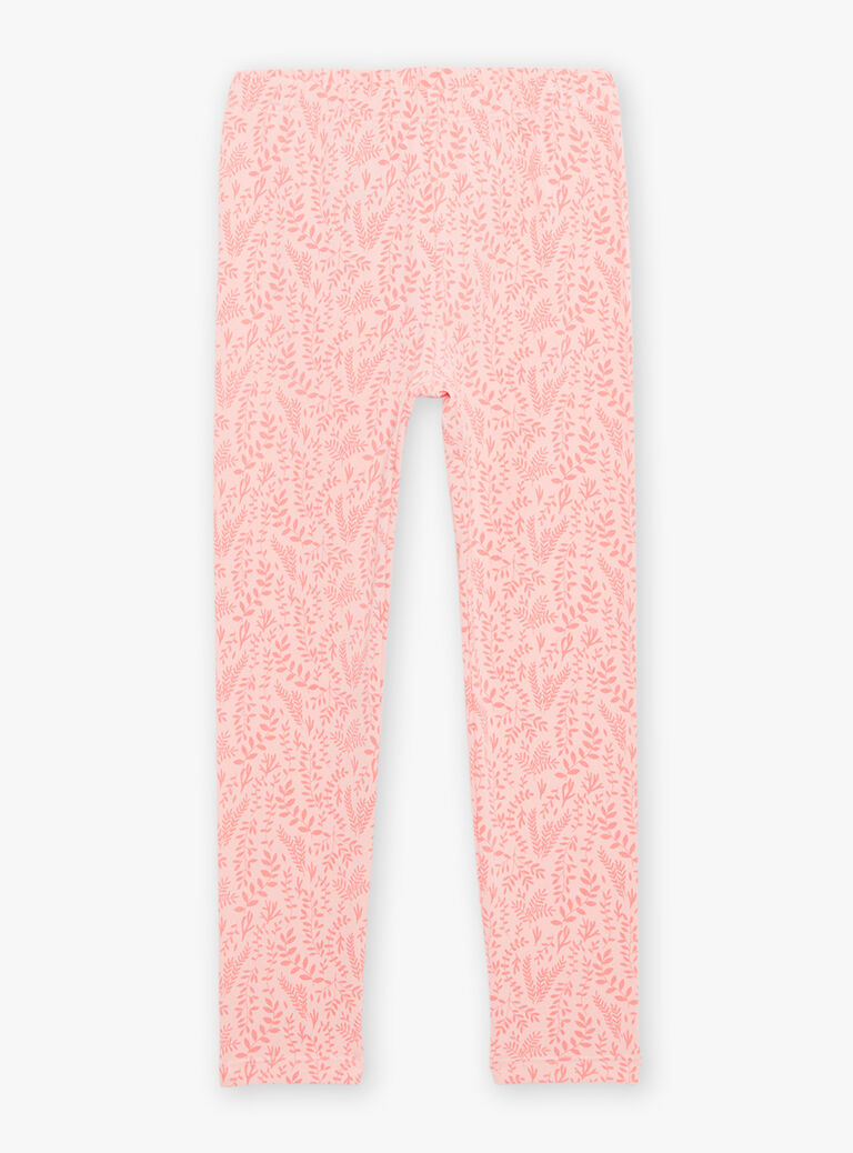 Pyjama deux pièces rose en velours avec sirènes