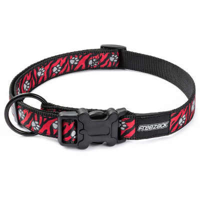 Freezack Alba reflektierend red paw Halsband