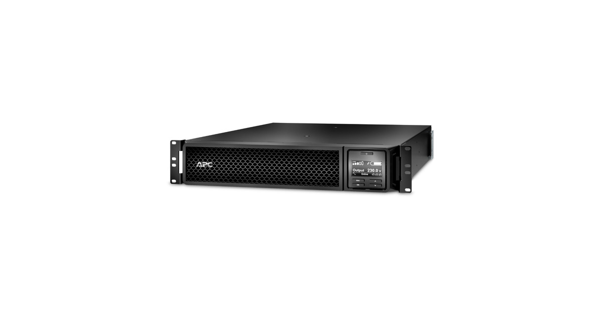 APCSmart-UPS On-Line 1 kVA SRT1000RMXLI ups  (Zwart, 1 kW, 2U, 6x C13 uitgang, SmartSlot, Verlengde runtime, Rail kit inbegrepen)