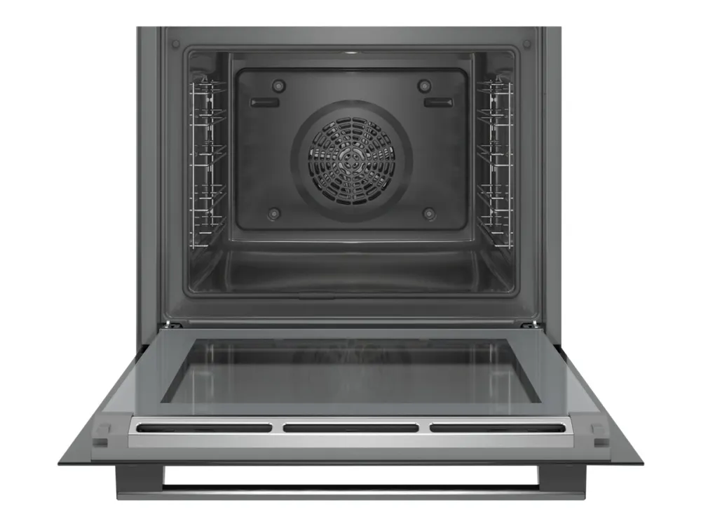 Bosch Serie | 6 HBA578BB0 - Ovn - til indbygning - niche - bredde: 56 cm - dybde: 55 cm - højde: 58.5 cm - med selv-rengøring - Klasse A - sort
