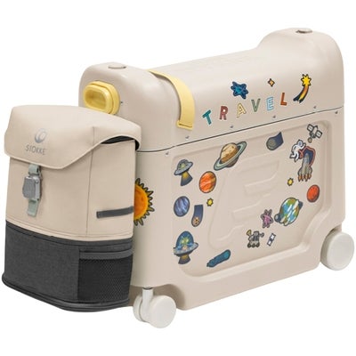 Stokke JetKids Reiseseng og Ryggsekk, Moonglow White