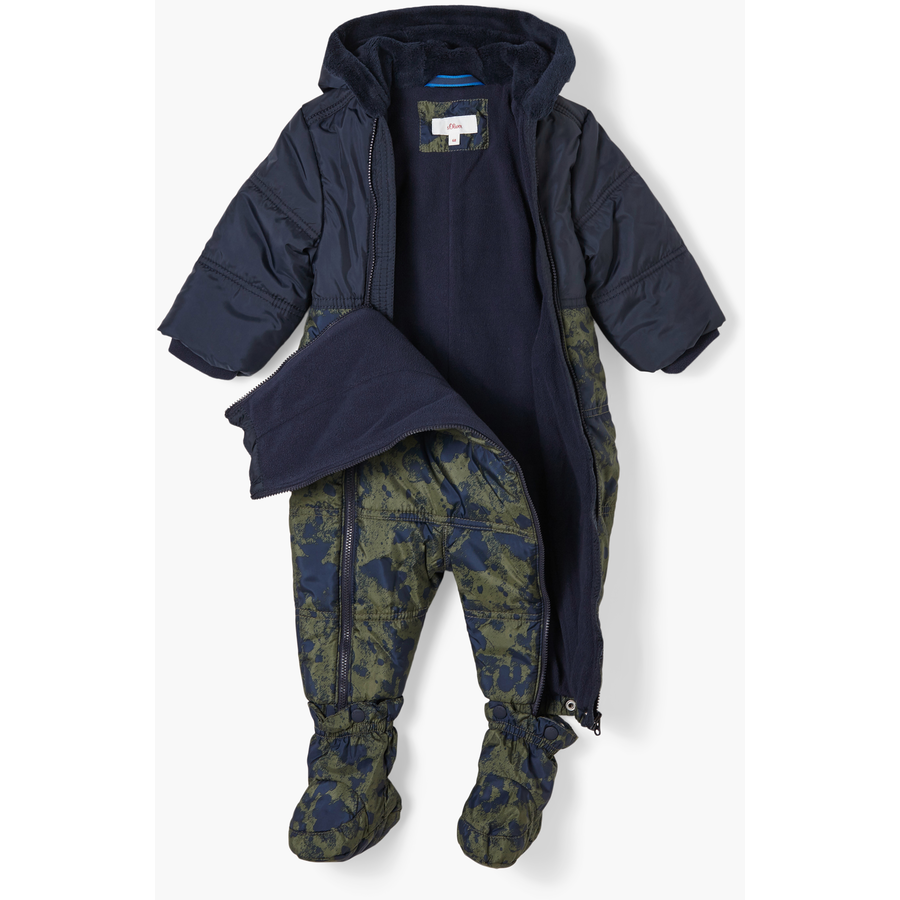 s.Oliver Schneeoverall green