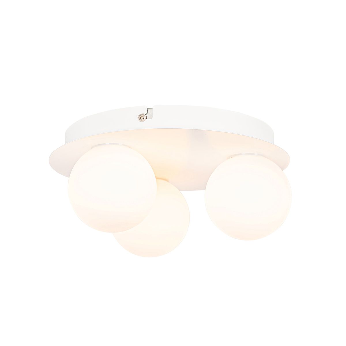 Moderne badkamer plafondlamp wit 3-lichts - Cederic