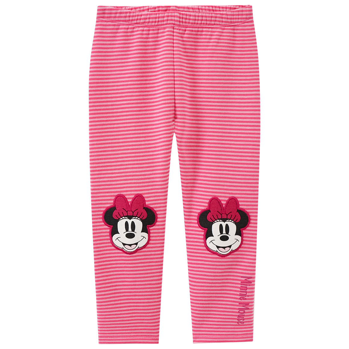 Topomini Minnie Maus Leggings mit Streifen pink / rosa