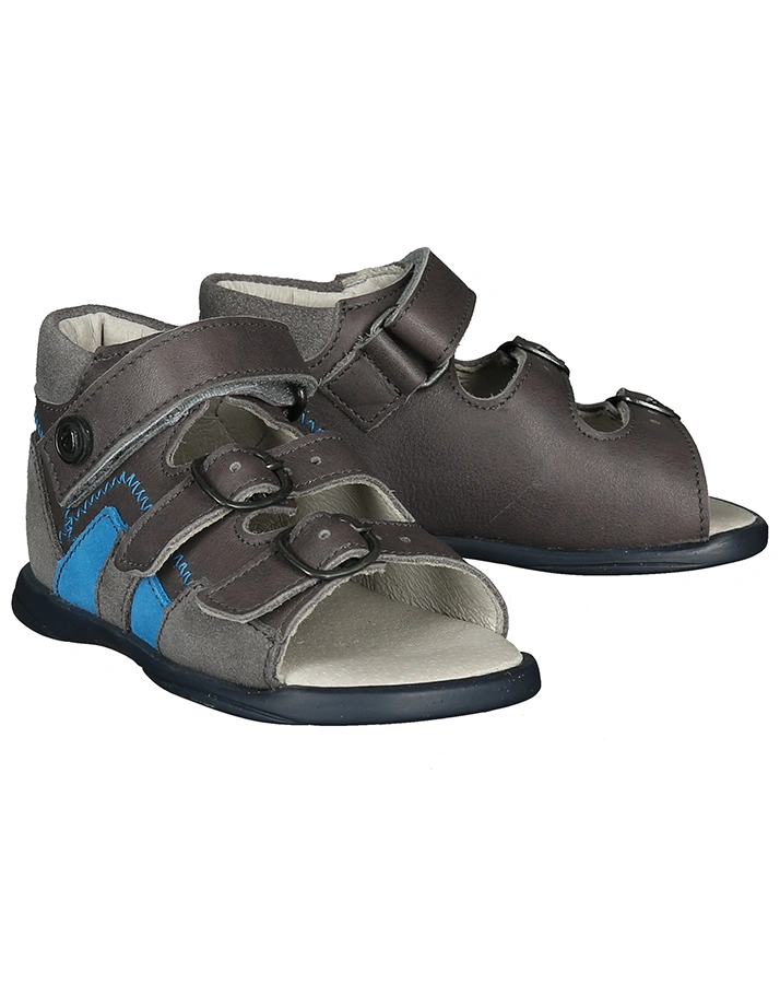 Klett-Sandalen BO ohne Zehenschutz in grau