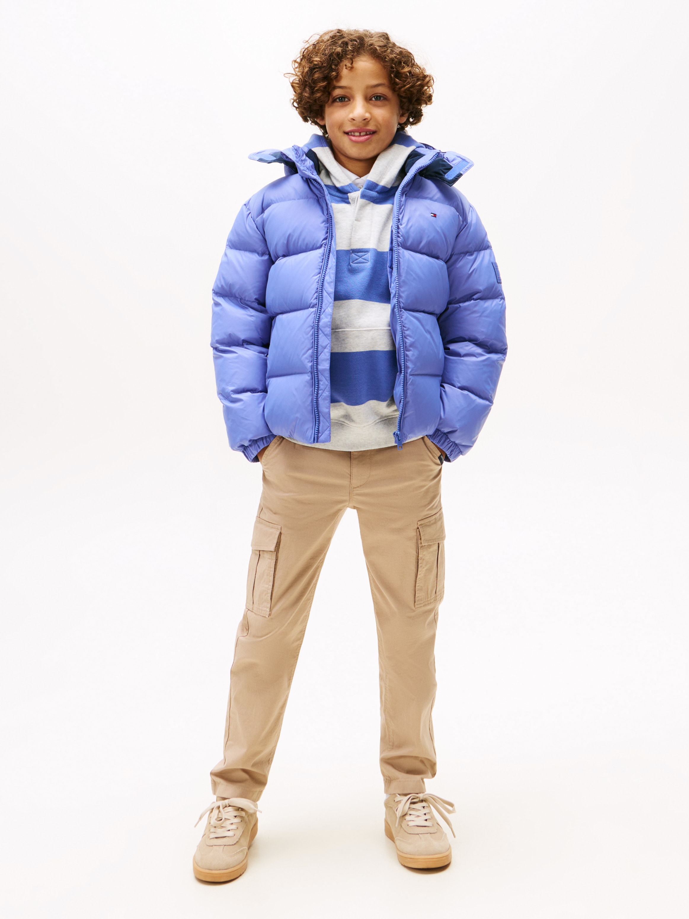 Tommy Hilfiger Steppjacke »ESSENTIAL DOWN JACKET« mitKapuze Kinder bis 16 Jahre