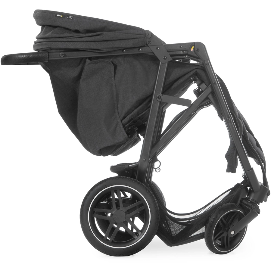 hauck Geschwisterwagen Uptown Duo Melange Black