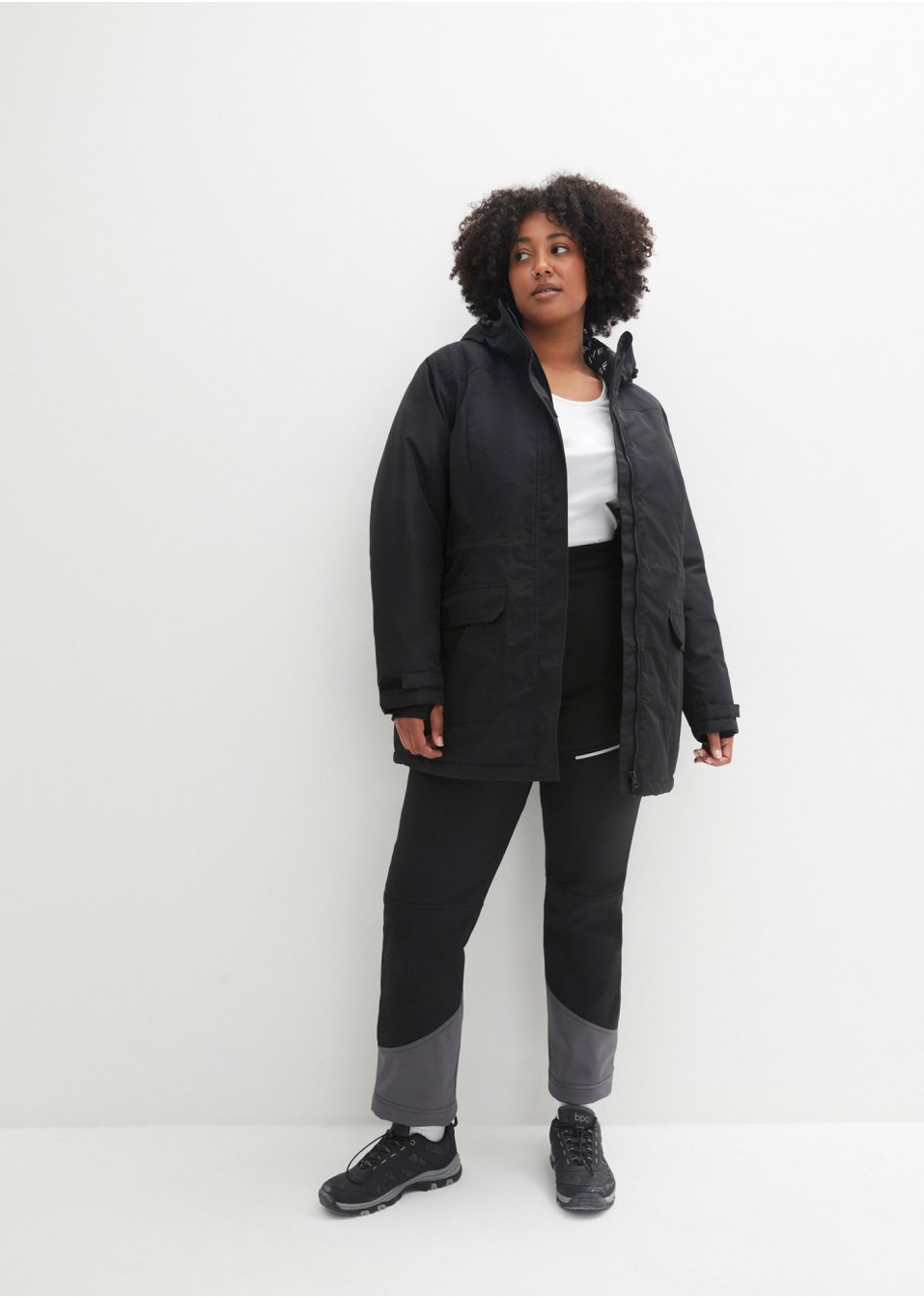 Parka fonctionnelle imperméable, ampleur réglable