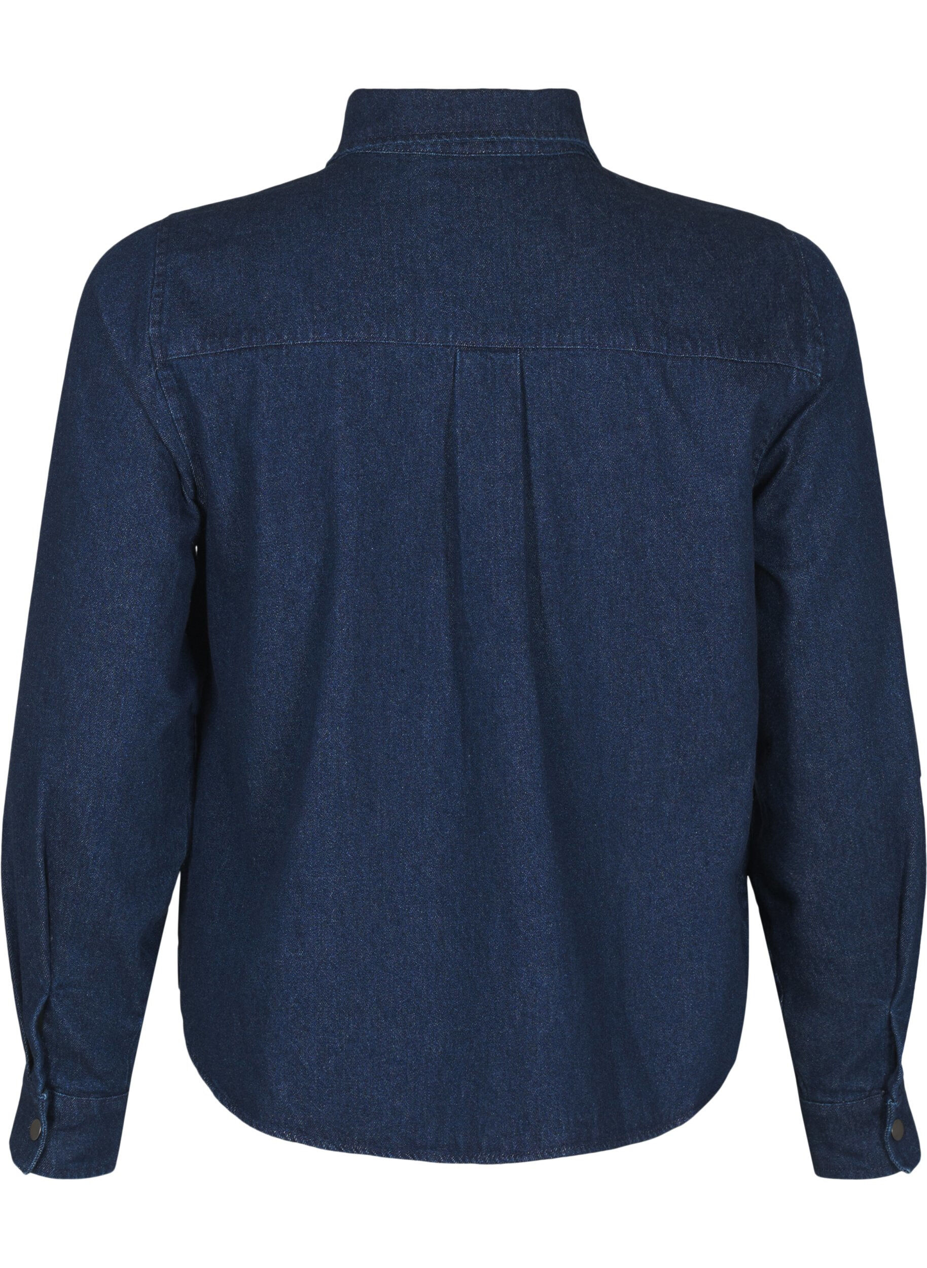 Denimjakke med brystlomme