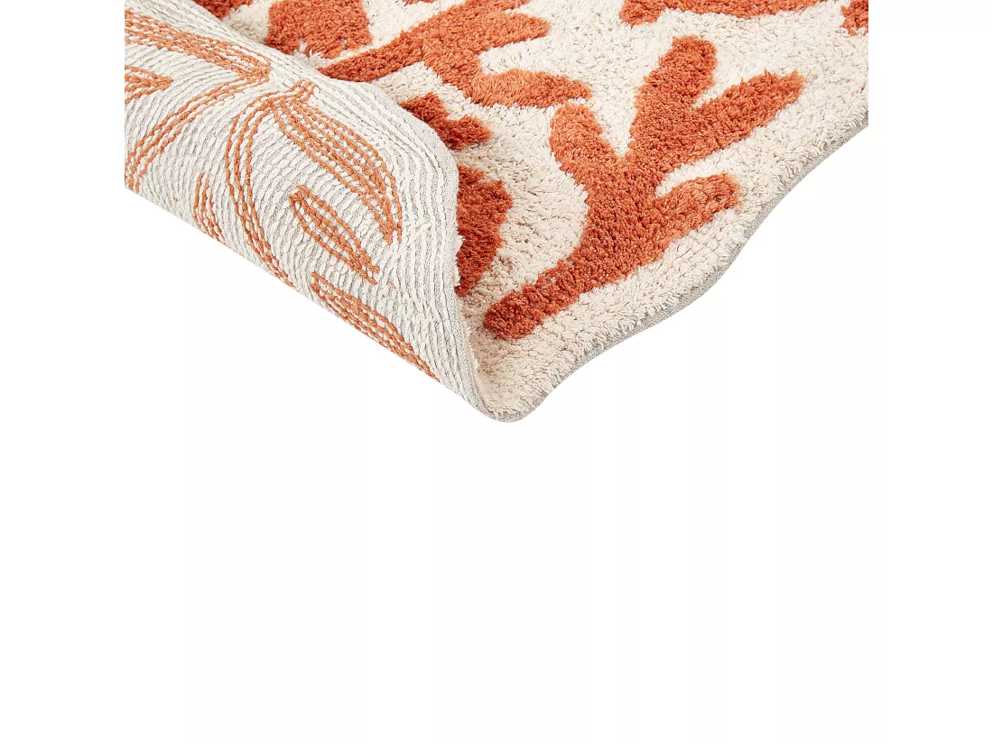 Tapis de bain 60 x 90 cm orange DERIK