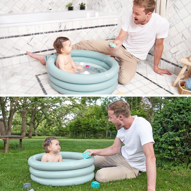 Baignoire gonflable evolutive à transat