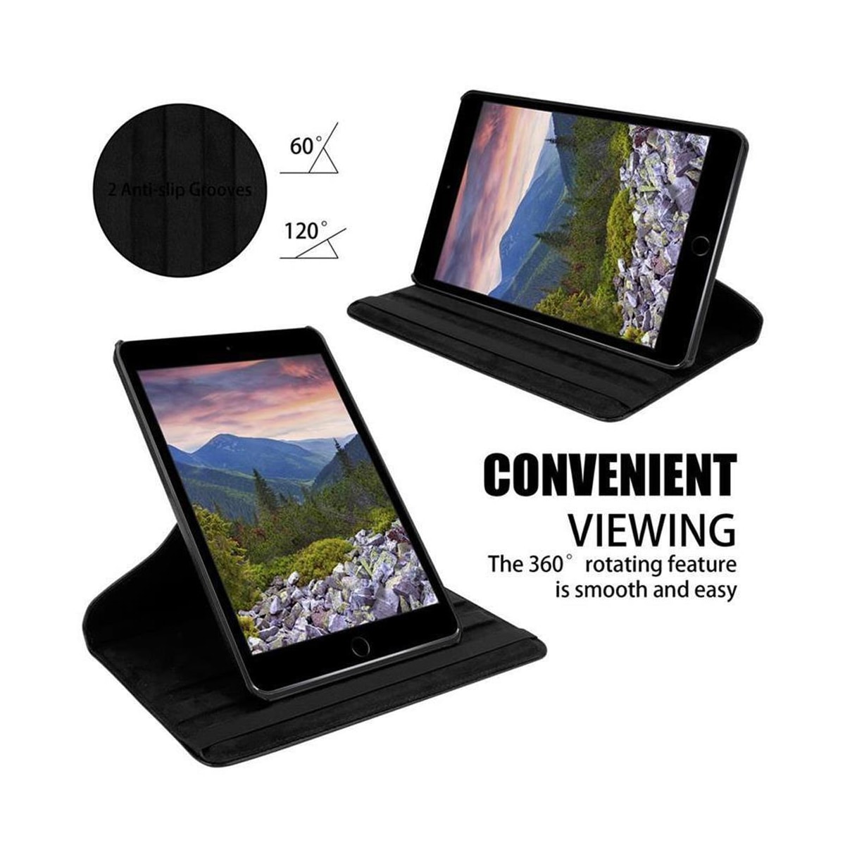 iPad MINI / MINI 2 / MINI 3 deksel til nettbrett