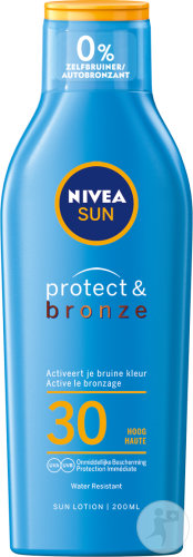 Nivea Sun Protect & Bronze Lait Protecteur IP30 Activateur De Bronzage 200ml