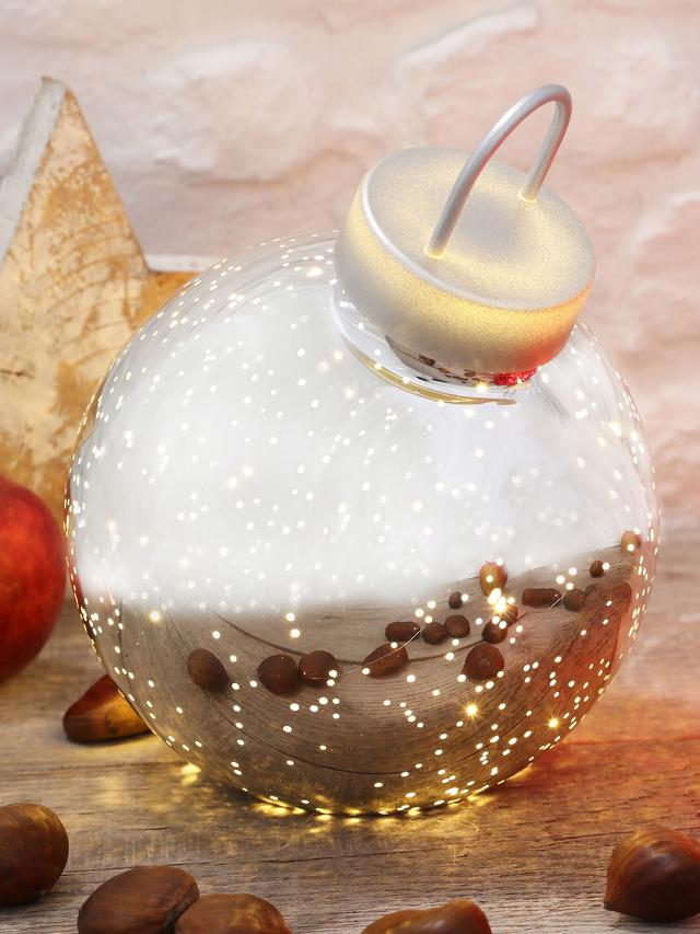 LED Glaskugel NOEL Ø 25 cm
