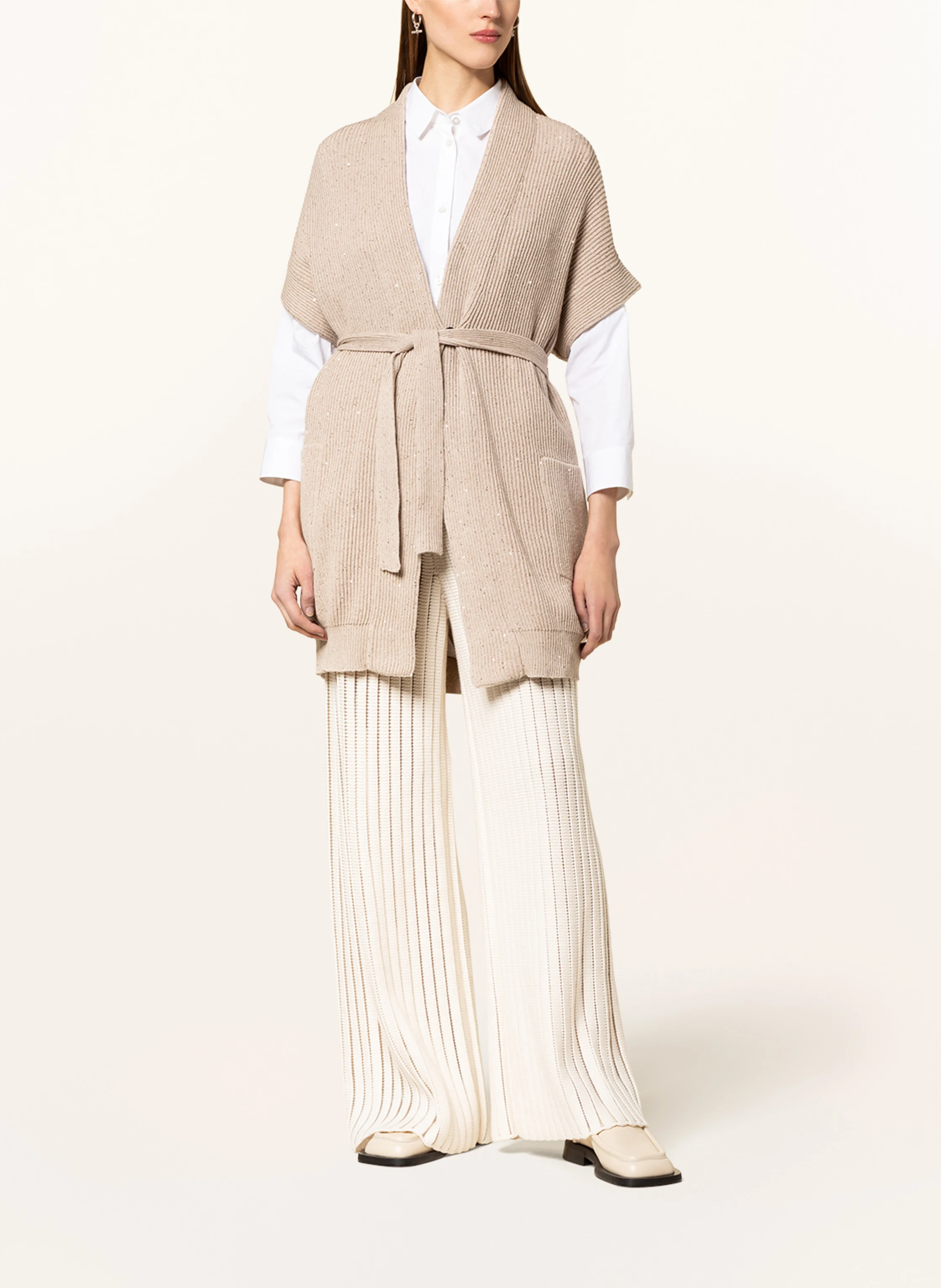 BRUNELLO CUCINELLI Strickjacke mit Pailletten