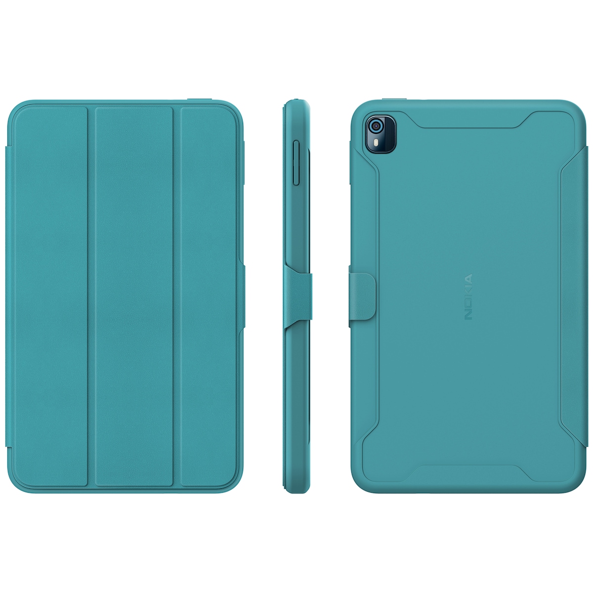 Nokia T10 flip nettbrettdeksel (cyan)