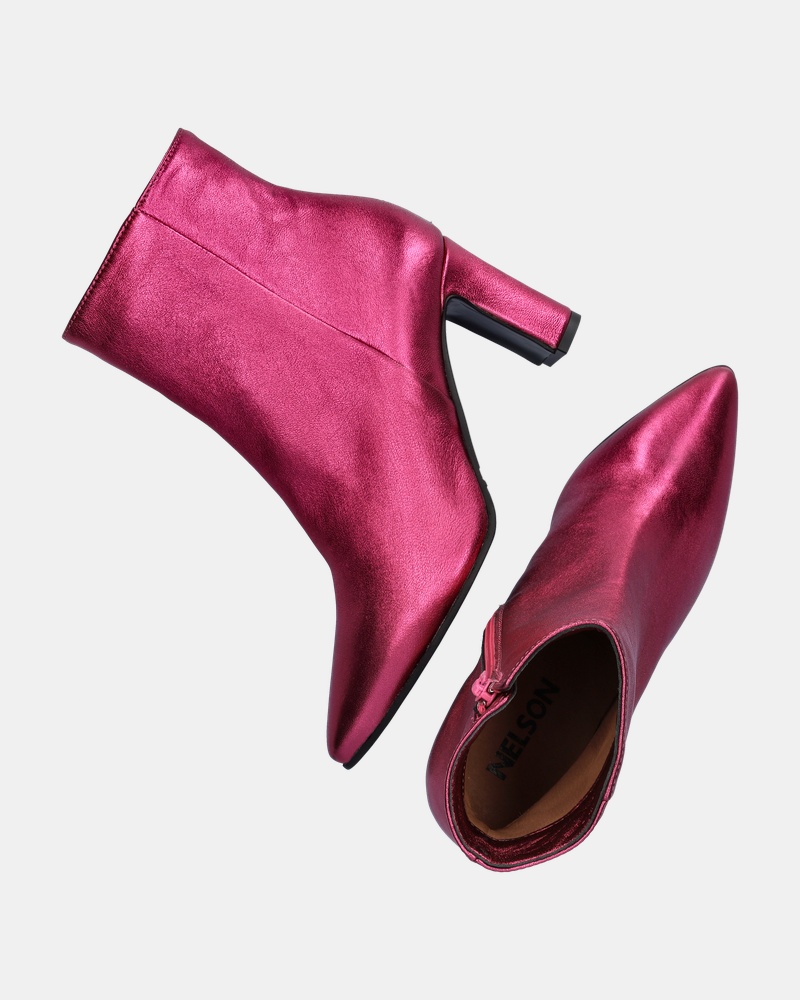 Nelson Rits- & gesloten boots  - roze