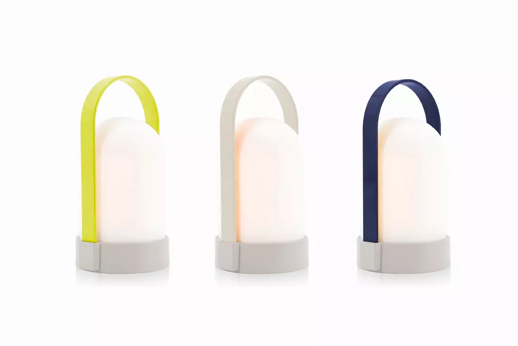 LED-Akkutischleuchte Uri Piccolos 3er Set
